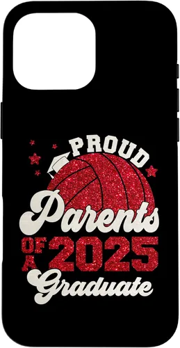 Vista 19 de iPhone 16 Parents of a 2025 Graduate Senior Graduation Volleyball Case