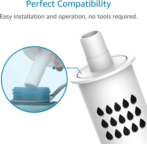 Vista 5 de AQUA CREST Filtro de agua para botella BB02, repuesto para filtro de botella suave Brita®, 2