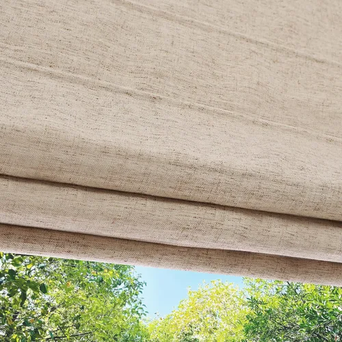 Vista 18 de Persianas romanas opacas sin cordones, persianas de oscurecimiento de habitación color beige para ventanas, fáciles de instalar, con aislamiento