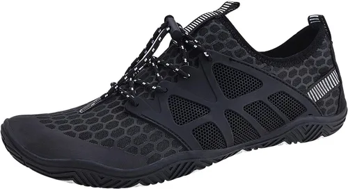 Vista 2 de MAYZERO Zapatos de agua para hombres y mujeres, zapatos de surf, playa, piscina, zapatos de punta ancha, senderismo, zapatos de agua, zapatillas