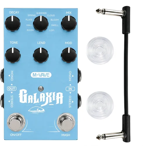 Vista 8 de M-VAVE ClassicDelay - Pedal de guitarra multiefectos, pedal de guitarra multiefectos, pedal de guitarra multiefectos, efecto de guitarra analógica
