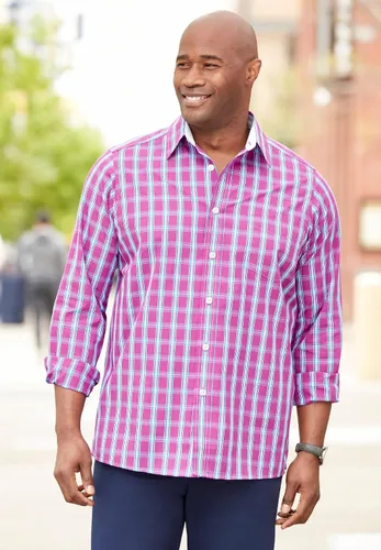 Vista 2 de KingSize Camisa casual para hombre Big & Tall The No-Tuck