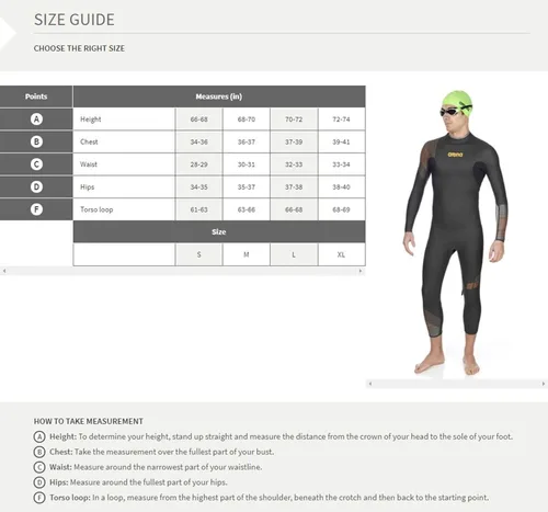 Vista 7 de arena Powerskin R-Evo+ Open Water cerrado espalda para hombre