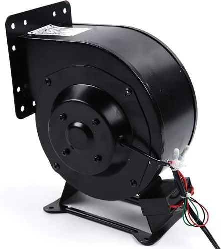 Vista 4 de Ventilador centrífugo, extractor de cocina de 110 V 120 W, ventilador de caldera de horno de madera, 1.10A 2600r/min 196CFM (120W)