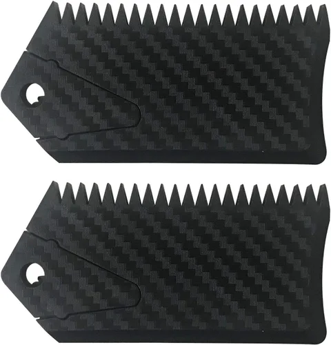 Vista 6 de Rokia R Surf Wax Comb 2 piezas peine de cera + llave de aleta herramienta de mantenimiento de tabla de surf