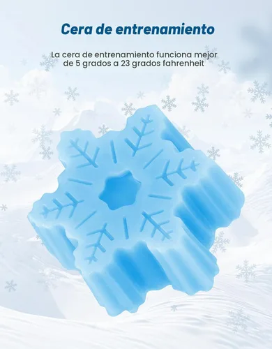 Vista 3 de JOYTUTUS Basic Ski Snowboard Tuning Kit with Wax Ski Snowboard Wax Kit with Waxing Iron
