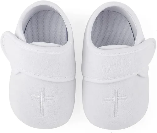 Vista 5 de Zapatos de bautizo con suela premium para bebés y niños pequeños