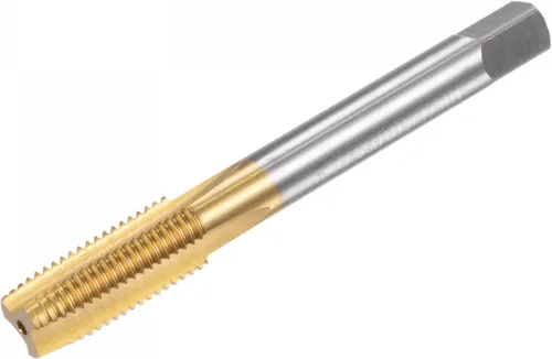 Vista 7 de uxcell Grifos rectos de flauta, M7 x 1 Métrica izquierda mano izquierda recubierto de titanio M35 cobalto máquina de acero de alta velocidad roscado