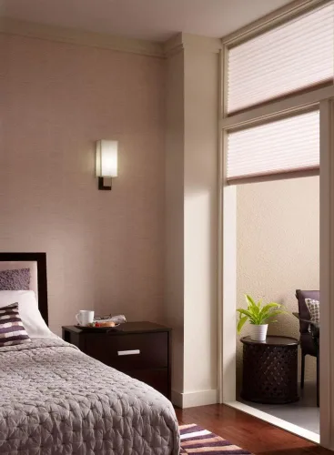 Vista 2 de Kichler 10438NCHLED Santiago Collection - Aplique de pared LED de 14,25" NCH