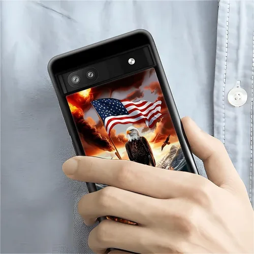 Vista 70 de Compatible con Google Pixel 4A 5G Mobile Case Creative Acrylic Panel trasero Silicona Protección Grip especialmente diseñado para Google Pixel 4A 5G