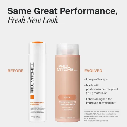 Vista 2 de Paul Mitchell Acondicionador de protección de color, evita la decoloración y añade brillo, para cabello teñido