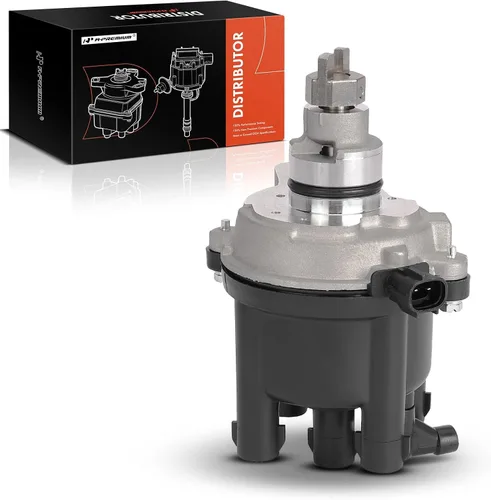 Vista 11 de Distribuidor de encendido A-Premium con tapa y rotor compatible con Toyoya Compatible con Corolla 1988 1989, motor L4 de 1.6L, DOHC