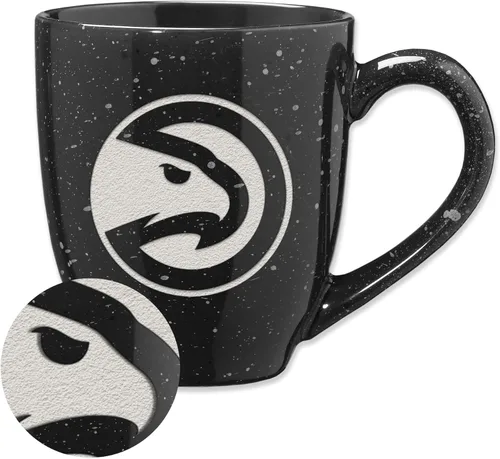 Vista 47 de Rico Industries NBA 16 oz Team Color Laser Engraved Speckled Ceramic Coffee Mug 3-Color del