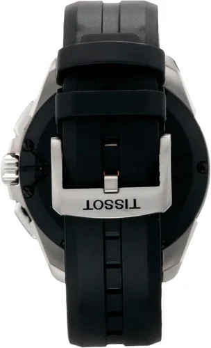 Vista 3 de Tissot T-Touch Connect Solar Jungfraubahn Swiss Edition - Reloj de cuarzo con caja de titanio antimagnética color negro goma 23 T1214204705105 Negro