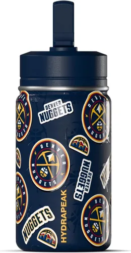 Vista 20 de Hydrapeak x NBA Botella de agua mini de 14 onzas oficialmente licenciada de los Atlanta Hawks para niños con tapa con popote y asa, reutilizable