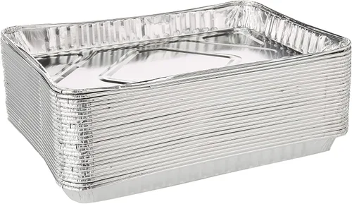 Vista 5 de DCS Deals Paquete de 1/4 de papel de aluminio para tartas de tamaño (cuarto), extra resistente y duradero, ideal para ventas de hornear, eventos