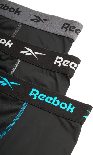 Vista 3 de Reebok Ropa interior para hombre - Calzoncillos tipo bóxer Performance (paquete de 3)
