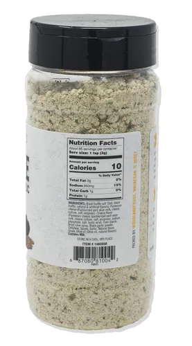 Vista 2 de Condimento de trufa Epicurean Specialty con parmesano y ajo negro