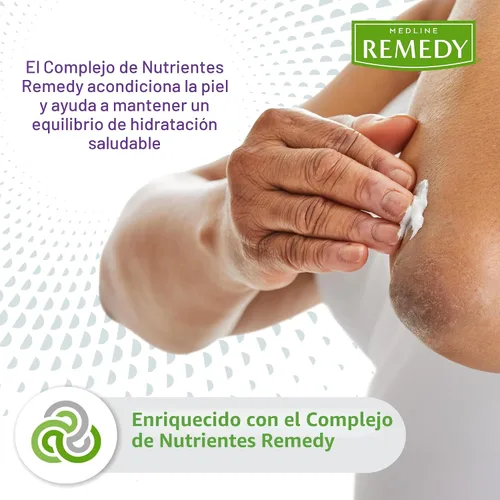 Vista 3 de Medline Remedy - Crema clínica para la piel, aroma a vainilla (16 onzas líquidas), 2 unidades, crema hidratante facial y corporal para todas