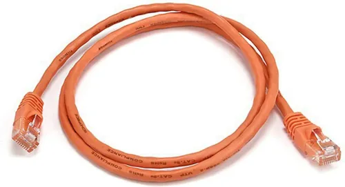 Vista 27 de 0.5FT 24AWG Cat5e 350MHz UTP Cable de red Ethernet de cobre desnudo - Negro