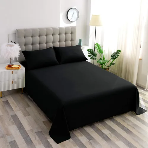 Vista 14 de Soft Aqua - Sábana encimera de tamaño individual 100% algodón satinado, 600 hilos, calidad de cama, sábana encimera, fresca y lisa, solo una sábana