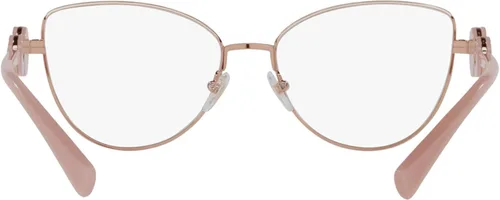 Vista 4 de Versace VE1284-1412 - Marco para gafas color oro rosa con lente DEMO de 2.165 in, Oro Rosa