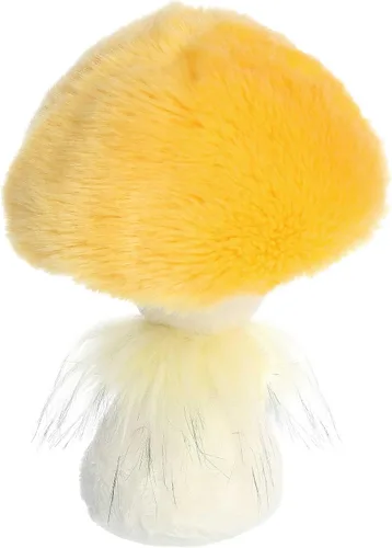 Vista 4 de Aurora® Vibrant Fungi Friends™ - Animal de peluche de miel - Diseño único - Compañeros adorables - Amarillo 9 pulgadas
