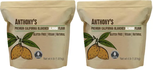 Vista 12 de Anthony's Harina de Almendras Blanqueadas, 4 lb, Finamente Molida, Sin Gluten, Sin OGM, Apta para Keto