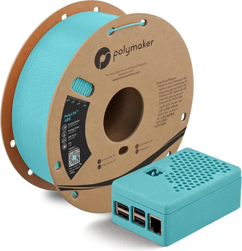Vista 15 de Polymaker Filamento ABS Pro para impresora 3D de 0.069 pulgadas, color negro, ABS de grado de ingeniería de 2.2 lbs con alta resistencia al calor