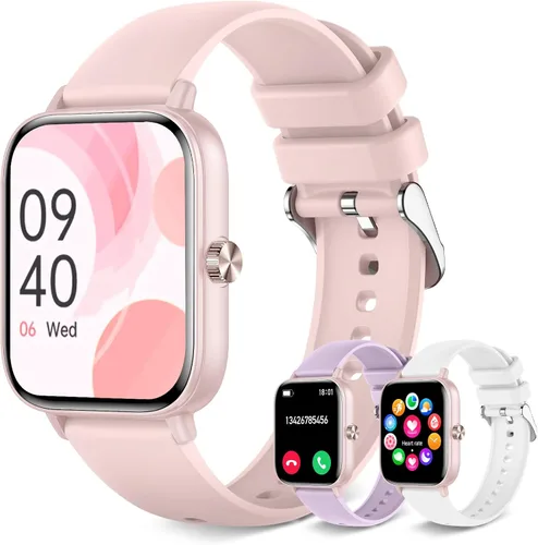 Vista 13 de Smart Watch for Women with Bluetooth Call Answer/Dail,1.75" DIY Dial Fitness Watch with Heart Rate Sleep Monitor Step Counter Calorie 120+Sport