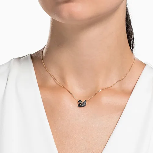 Vista 4 de Colección de joyas Swarovski, collar icónico de cristal de cisne