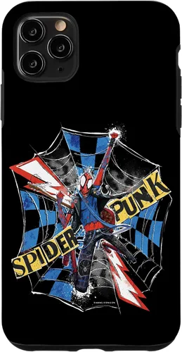 Vista 13 de Marvel Spider-Man: Across The Spider-Verse - Carcasa para iPhone 17, diseño de Spider-Punk