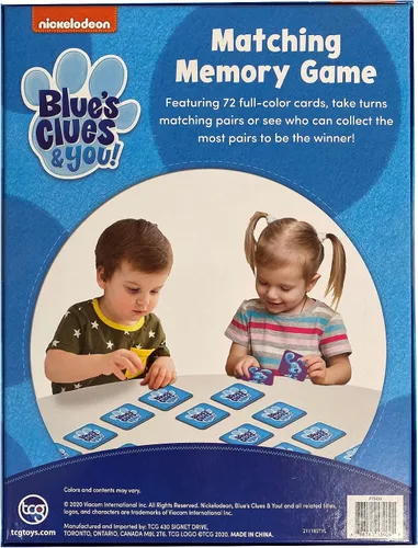 Vista 2 de TCG Toys Blues Clues - Juego de memoria, blanco, tamaño único