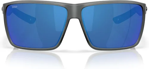 Vista 18 de Costa Del Mar Gafas de sol rectangulares Rincon II para hombre Marrón Mate Humo/Gris 20.46 oz