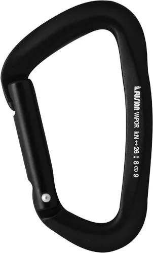 Vista 8 de FUSION Climb Vapor III Militar Tactical Matte Edition Aluminio Recta Puerta Llave Mosquetón D Modificado Negro, Mosquetón de caza (FP-8122-3ST-BLK)
