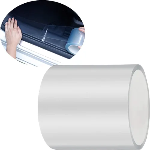 ToLanbbt Protector Invisible para Borde de Puerta de Automóvil, Protectores de Umbral de Puerta Automotriz Anti-Rayones, Cinta Adhesiva Impermeable