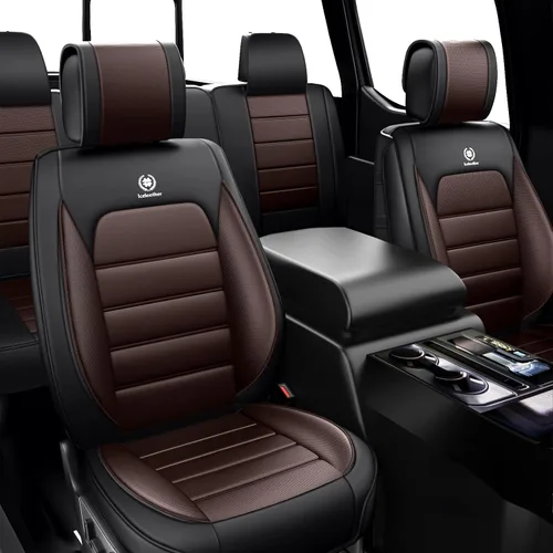 Vista 30 de Cubiertas de asiento ILMO para camiones 2009-2026 F150, 2011-2026 F250 F350 XL XLT Super Duty Crew Cab Lariat King Ranch Platinum, protectores