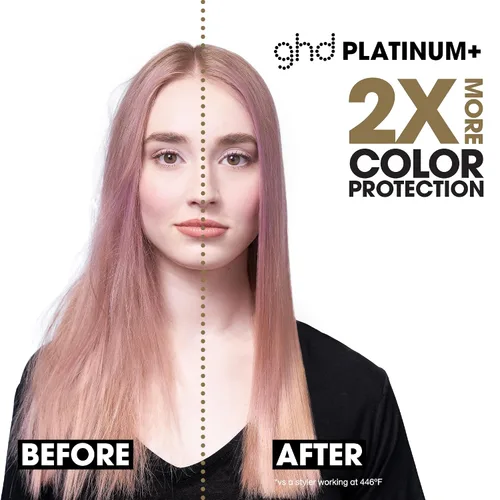 Vista 3 de ghd Platinum+ Plancha de cerámica para el cabello, plancha para alaciar el cabello, moldeadora profesional de pelo
