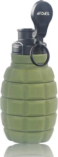 Vista 7 de Escupidera TUFCUP para Masticar, Escupidera Portátil Reutilizable con Tapa, Escupidera de Silicona Plegable Resistente a Derrames a Prueba de Fugas