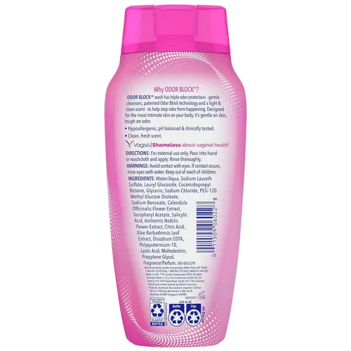 Vista 7 de Vagisil Odor Block Daily Intimate Vaginal Wash 12 oz (Paquete de 2)