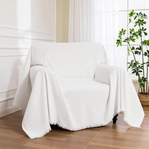 Vista 37 de MEETSKY Funda Negra de Silla de Tamaño Grande, Funda de Chenilla para Sillón/Sofá de 1 Cojín para Perro, Fundas de Sofá Protector de Muebles
