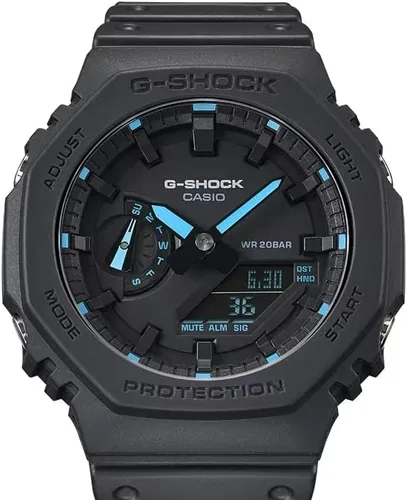 Vista 3 de G-Shock GA2100-1A2 Neon Accent - Reloj azul, Azul, Digital