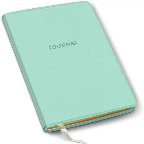 Vista 23 de Diario de cuero Gallery Leather - Elaborado en Maine, EE. UU. - Elegante cuaderno de escritura de cuero con 192 páginas rayadas - Un espacio