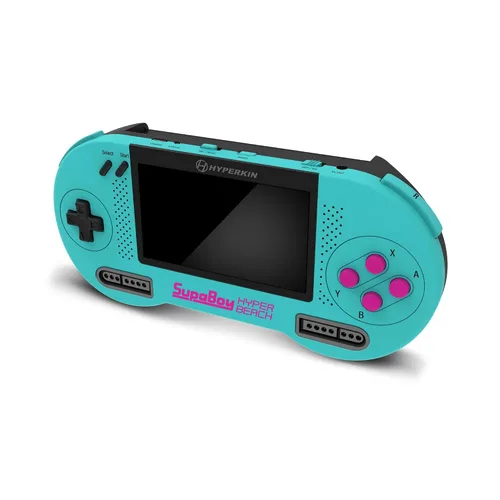 Vista 3 de Hyperkin SupaBoy Portable Pocket Console for Super NESSuper Famicom (Hyper Beach) - Super NES