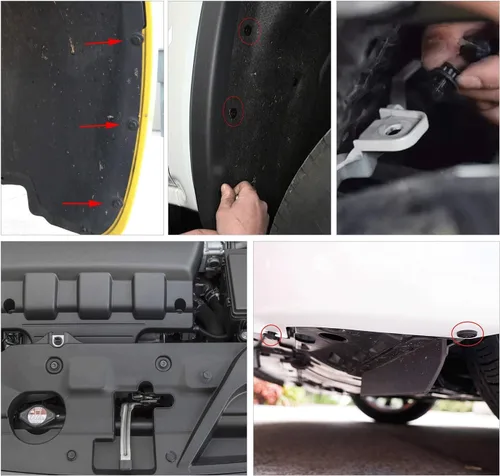 Vista 8 de GOOACC 100 piezas de 0.256 in, 0.276 in y 0.354 in compatibles con retenedores de tipo empuje Toyota 90467-10183, retenedor de tipo empuje bajo