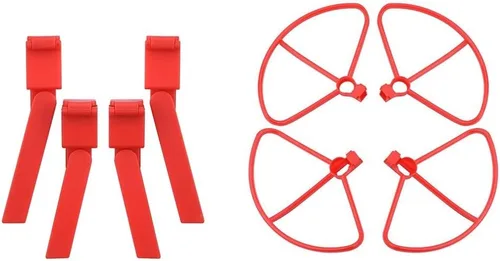 Vista 8 de Hélices CW CCW para FIMI X8 SE Props Soporte de elevación, protector para quadcoptero, tren de aterrizaje de hélice, accesorios de protección