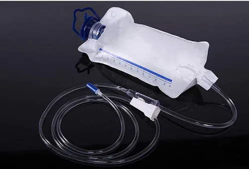 Vista 6 de Kit de enema casero reutilizable, kit de bolsa de enama de 40.6 fl oz para limpieza de colon, bolsa de ducha de colon, kit de limpieza