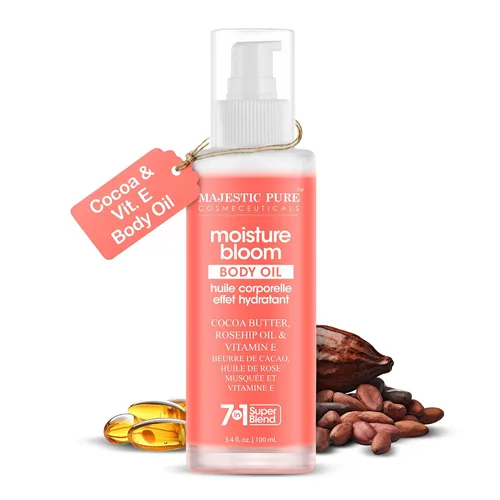 Vista 11 de Majestic Pure Aceite corporal Timeless Glow - Colágeno vegano 100% puro y natural con semilla de uva, jojoba, aceite de limón, aceites corporales