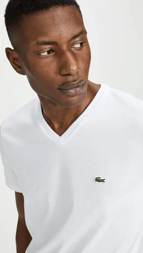 Vista 6 de Lacoste Camiseta de algodón Pima de manga corta con cuello en V para hombre