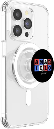 Vista 3 de Amarillo Texas Travel Vacation Souvenir PopSockets MagSafe PopGrip para iPhone